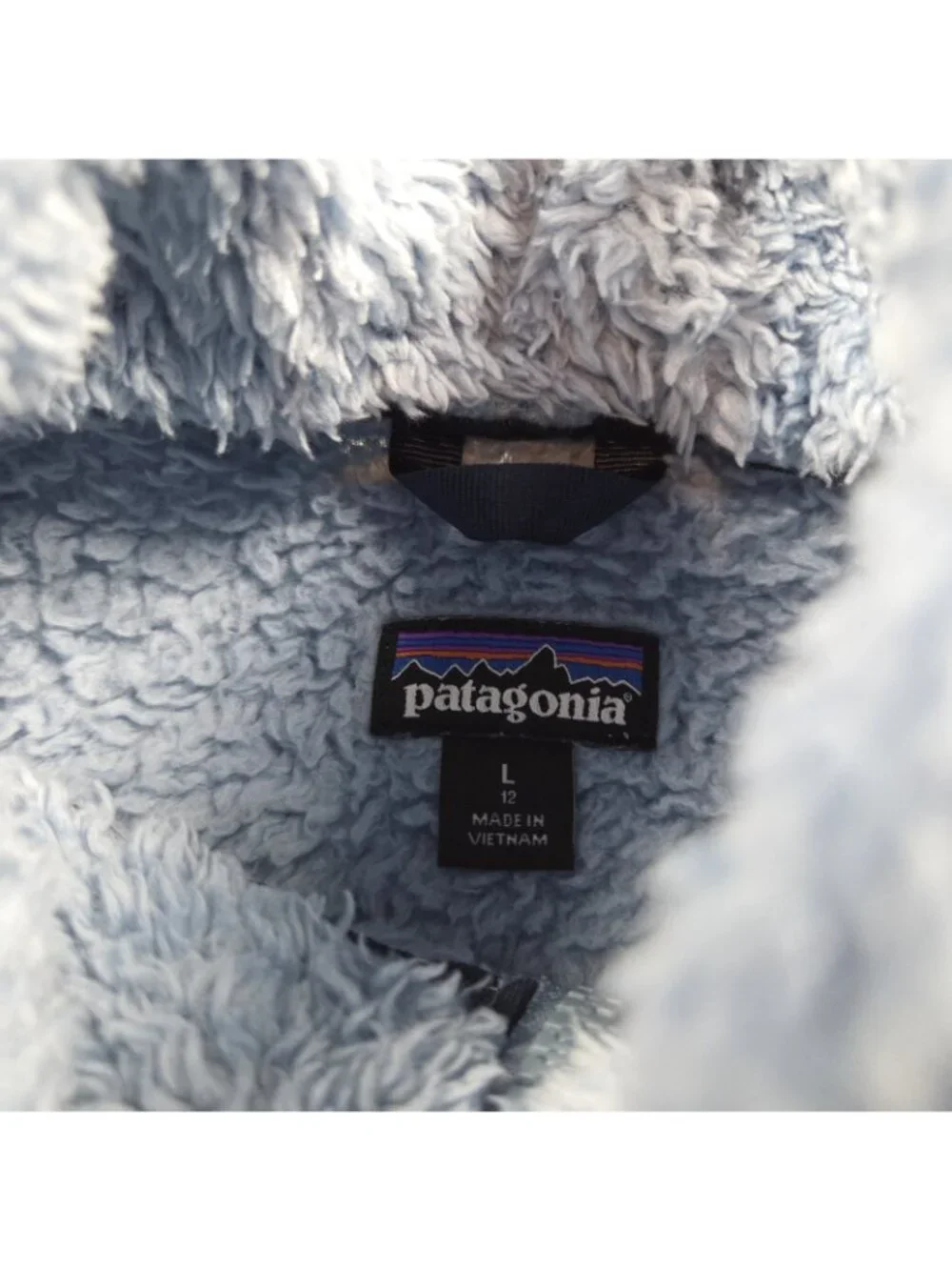 Patagonia Los Gatos Vest Girls Large Blue Full Zip - Picture 2 of 6